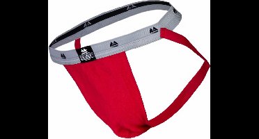 MM Sports The Original Swimmer/Jogger Jockstrap 1 inch Red - MAAT XL - Heren Ondergoed - Jockstrap voor Man - Mannen Jock