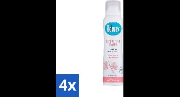 4 x Odorex Deodorant Spray Sensitive Care 150 ml - Gevoelige Huid - Deo Spray - Verzorgende Deodorant - Alcoholvrij - Bisabolol