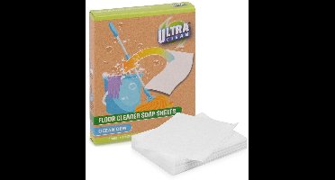 Ultra Clean - Vloerreinigingsdoekjes - 12 stuks - Oceaan Geur - Wateroplosbaar
