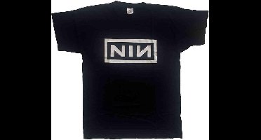 Nine Inch Nails - Classic Logo Heren T-shirt - S - Zwart