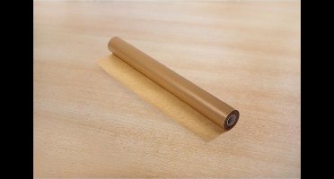 Raadhuis inpakpapier 70cmx5m - 60 grams -kraft - gestreept