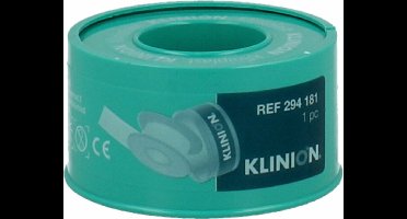 hechtpleister kunstzijde met ring 5m x 2,5cm Klinion