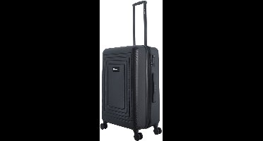 Discovery Coast Harde koffer / Trolley / Reiskoffer - Medium - 81 Liters - Zwart - Zwart / Medium