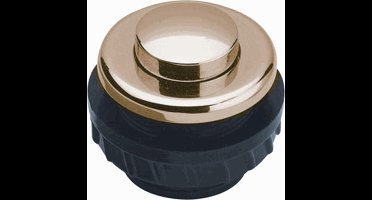 Grothe 62025 Belknop 1-voudig Goud 12 V/1,5 A