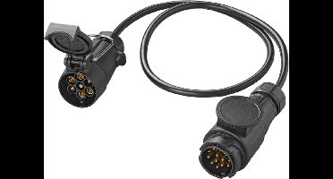 Proplus - ProPlus verloopkabel 80cm van 13- naar 7-polig