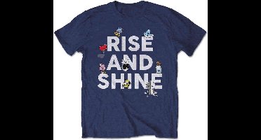 BT21 - Rise And Shine Heren T-shirt - S - Blauw