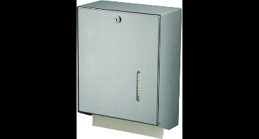 MediQo-line Handdoekdispenser aluminium groot