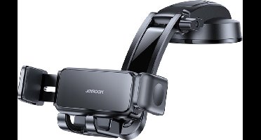 Joyroom Auto Mechanische Gravity Telefoonhouder met Verstelbare Arm voor Dashboard en Voorruit Zwart