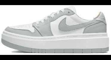 Air Jordan 1 Elevate Low - Dames Sneakers Plateau Schoenen Wit-Grijs DH7004-100 , Maat: EU 40 US 8.5