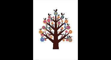 Kunstdruk Valentina Ramos - Tree of Flowers 60x80cm