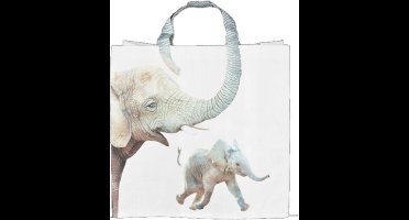 Boodschappentas - olifant - Esschert Design
