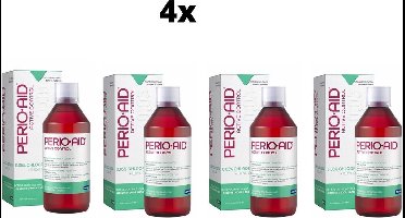 4x Perio-Aid Active Control 0,05% Mondspoelmiddel - Voordeelverpakking