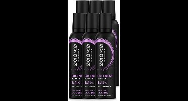 6 x Syoss - Fullness - Haarmousse - Lichtgewicht Volume - 250 ml - Voordeelverpakking - 6 stuks