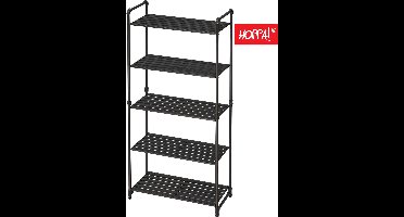 Hoppa! Opbergrek - Zwart - 64x30x130 (BxDxH)