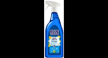 1 x Blue Wonder Allesreiniger Spray 750 ml - Allesreiniger - Reinigingsmiddel - Vuil Verwijderen - Vet Verwijderen - Vlekken Verwijderen