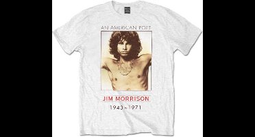 The Doors - American Poet Heren T-shirt - S - Wit
