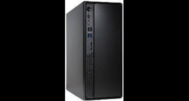 Chieftec BS-10B-300 Serie - Pc-behuizing - mATX - Met Zasilacz - Zwart