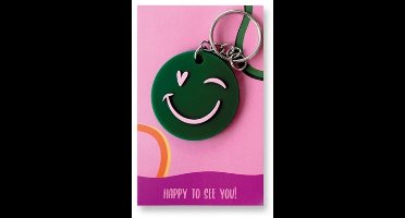KP® Sleutelhanger Smiley Hartje