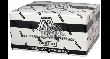 Panini Mosaic UEFA Euro Soccer 2020-21 12 Multi Cello Value Pack Box