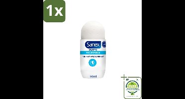 1 x Sanex – Deo Roll-on – Dermo Tolerance – 50 ml - Gevoelige Huid - Allergie - Huidverdraagzaamheid - Hypoallergen - Deodorant