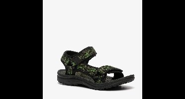 Scapino jongens sandalen met camouflageprint zwart - Maat 33