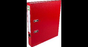 Q-CONNECT ordner, voor ft A4, uit PP en papier, met beschermrand, rug van 5 cm, rood
