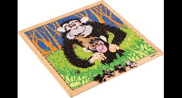 Dierenpuzzel aap - Educo