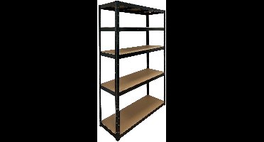 ERRO Opbergrek XL 120 cm – Zware Stellingkast voor Garage, Schuur & Berging – 875 kg Draagkracht – Montage Zonder Gereedschap – 180x120x40 cm