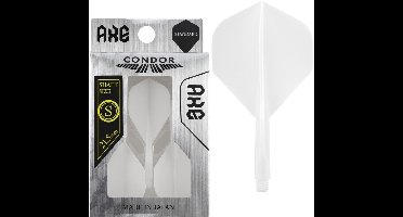 Condor Axe Flight System - Standard White - Dart Flights
