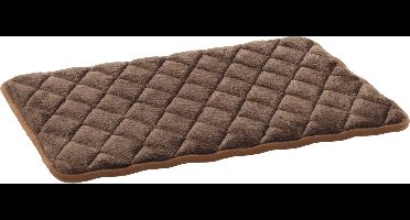 Orthopedische hondenkussen – Orthopedisch benchkussen – Extra luxe hondenkussen 55,5 x 38,5 cm – Pure luxe met memory foam – Flamingo Kussen Weimar Rechthoekig Bruin XS