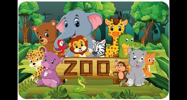 Animals Zoo Placemats - 43x28 cm