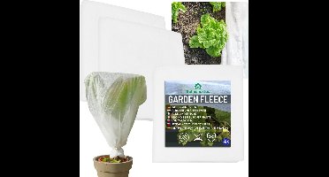 Vliesdoek Winterbedekkingsvlies voor planten plantenbescherming Tuinvlies WIT 100g/m2 met UV 1,6 m / 5 meter