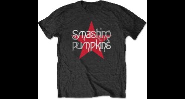 Smashing Pumpkins - Star Logo Heren T-shirt - XL - Zwart