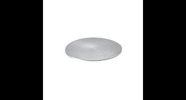 Ronde antislipmat - 14 cm: zilver