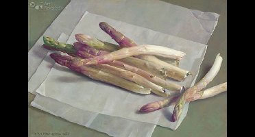 Giclee Henk Helmantel - Asperges 24 x 35 cm