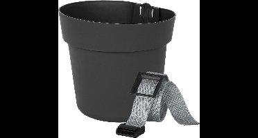Geli - Bloempot - Conny - 16 cm - Antraciet