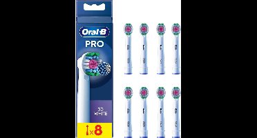 ORAL-B - Opzetborstels Oral-B PRO 3D White Refill XF 8CT - 8006540894620