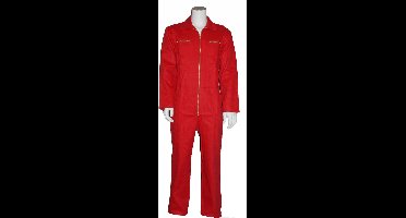 Yoworkwear Kinderoverall 100% katoen rood maat 152