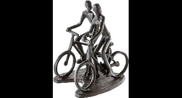 Gilde Handwerk - Beeld - Sculptuur - Fietsers - Metaal