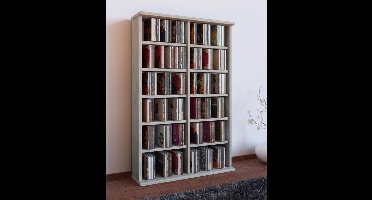 Houten CD DVD-standaard plank kabinet opslag staande plank Ronul