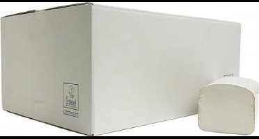 Z-vouwhanddoekjes cellulose 2-laags 21 x 25 cm 3200 stuks