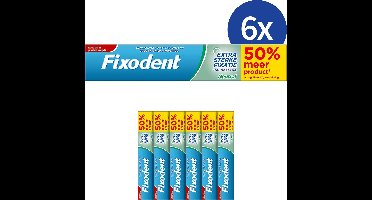 Fixodent Kleefpasta Sterke Fixatie Neutral 70 gram x 6