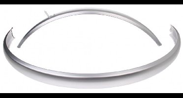 Spatbord set v+a 24 zilver