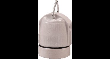 Olba keramische fitting (E27) met ophanghaak wit