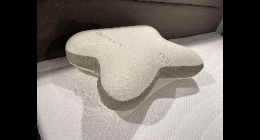 Vlinderkussen BioTex - Traagschuim - 55x45x16 - 3D-band - Ergonomisch