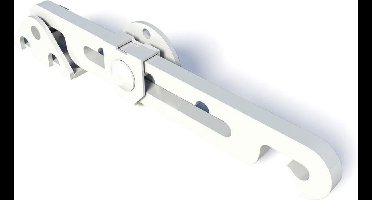 Raamuitzetter - Wit - Staal - Secu - SecuMax buitendraaiend 720-12 wit