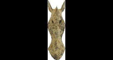 Zebra masker van hout H50  - retro - trendy