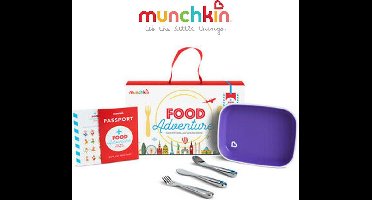 Munchkin Food Adventure Kinder Bestekset - 4 Delig - Paars