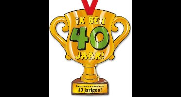 Paper Dreams | Kartonnen Trofee | Ik ben 40 jaar!