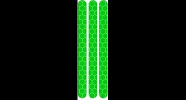 TECHPUNT Reflectoren - Geschikt voor Xiaomi M365 Elektrische Step | Zwart - E-scooter - Groen